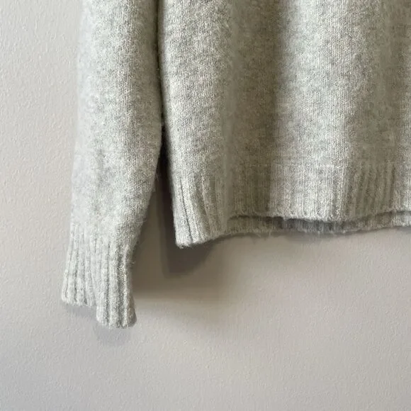 J. Crew Women’s Fair Isle Turtleneck  Sweater L Wool Alpaca Blend Cozy Soft - Picture 5 of 11